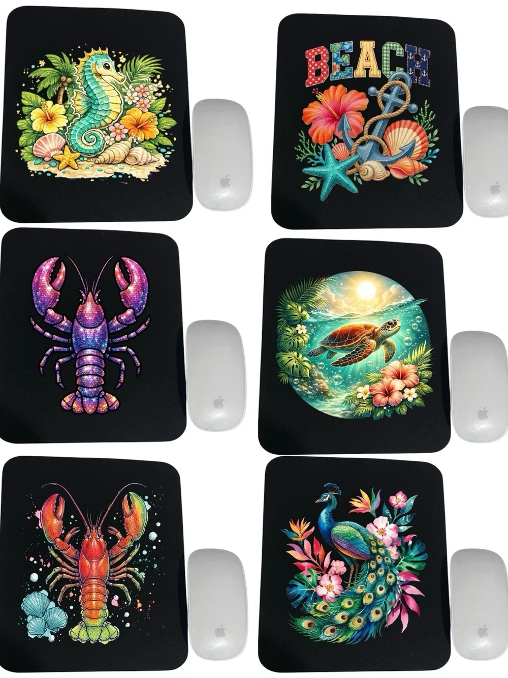 Customized mouse Pad with your logo and QR code or pick a design from my closet
